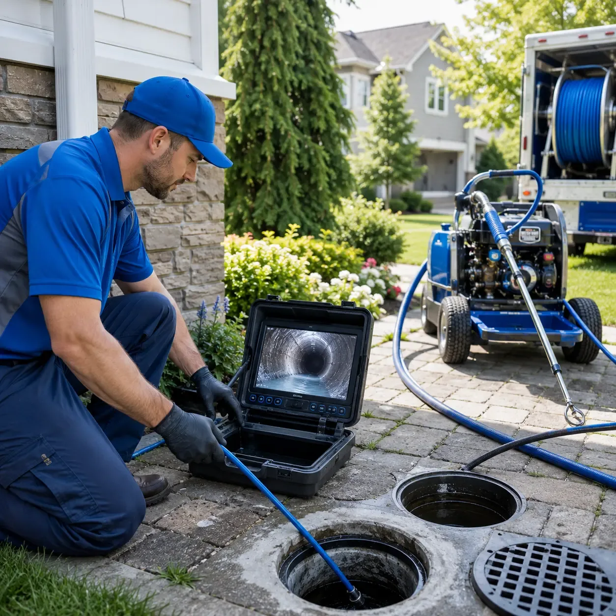Outdoor drain cleaning professionals serving Clinton, CT